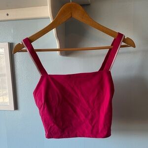 lululemon athletica Fuchsia Crop Top